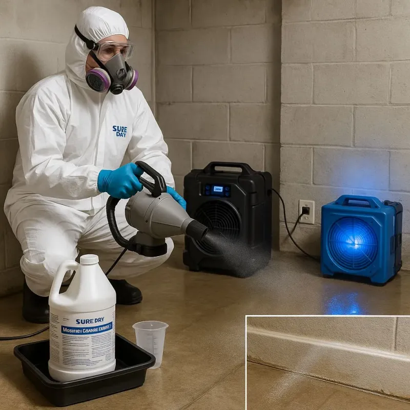 Sanitization and Odor Removal process in Hampton Manor, NY