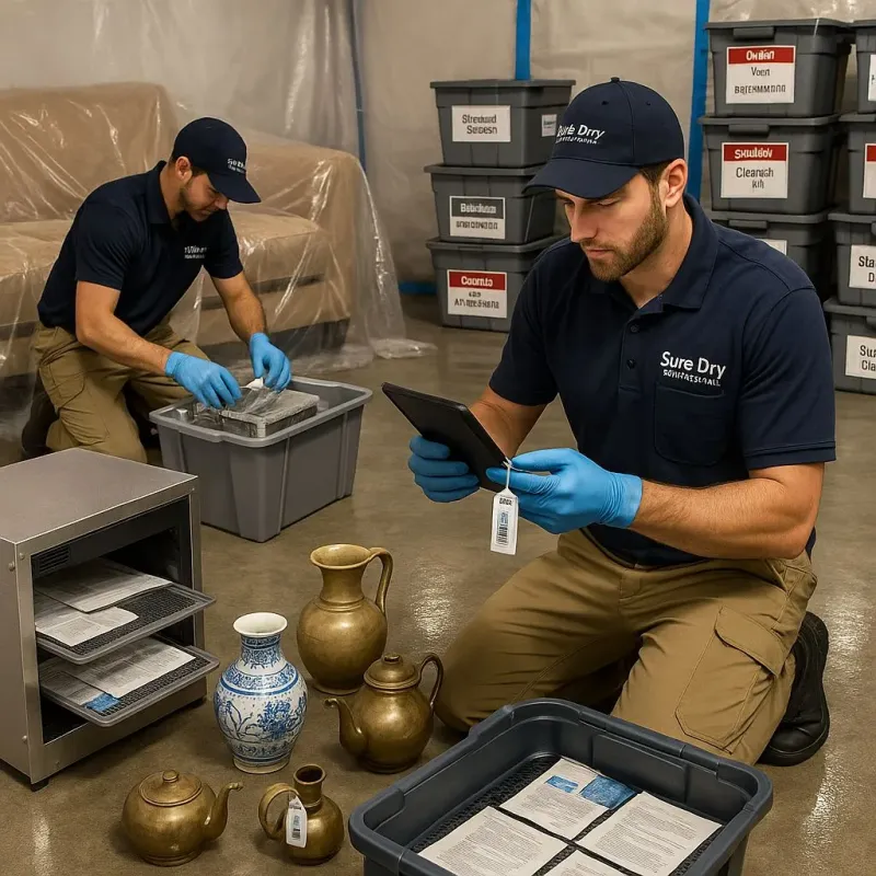 Content Protection and Restoration process in Hampton Manor, NY
